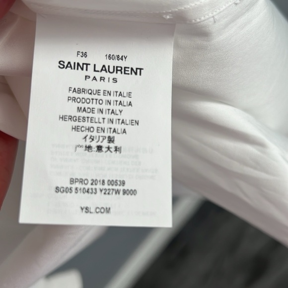 Saint Laurent white button up shirt - Picture 5 of 5